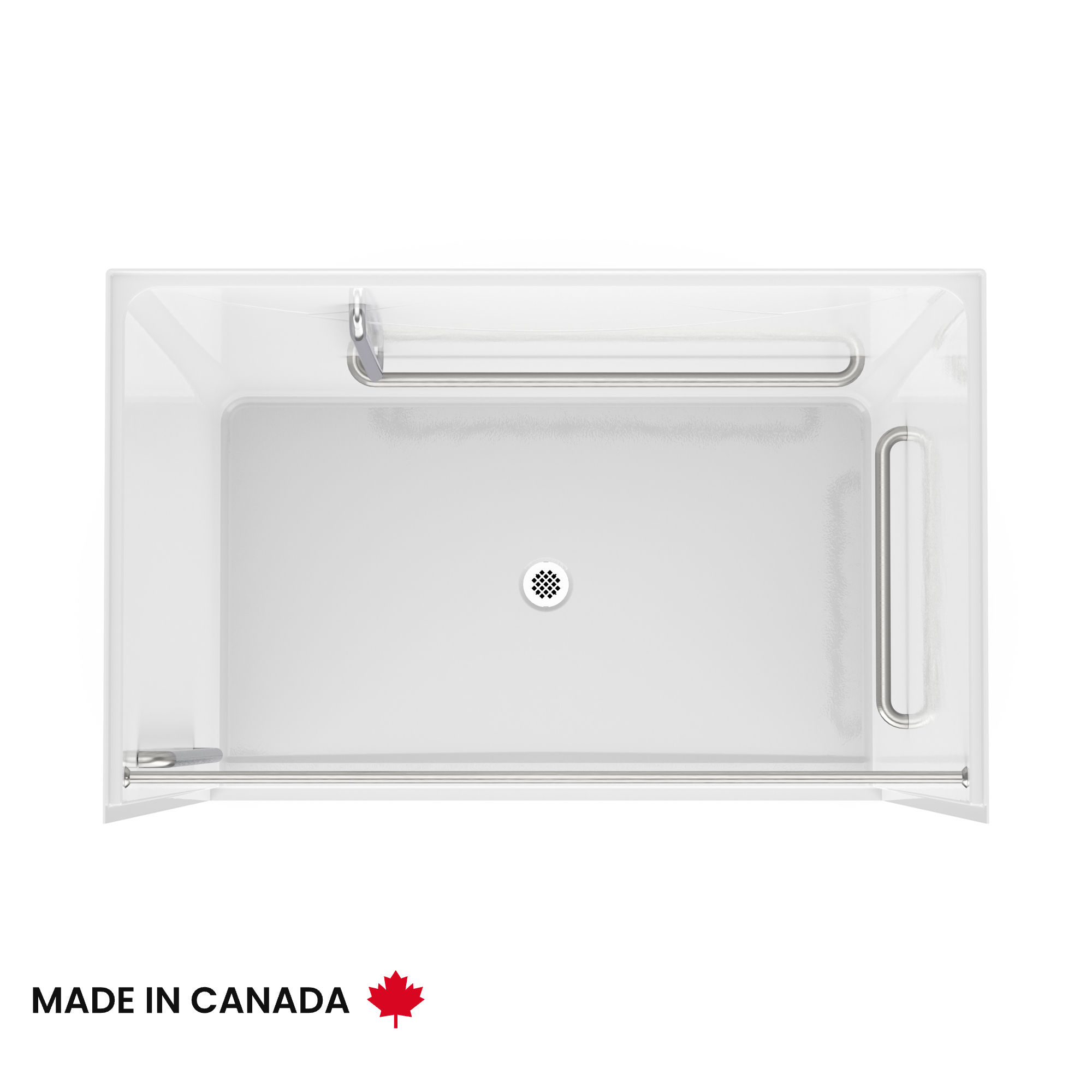 Banff BFS-6036F - CSA Compliant AcrylX™ Alcove Center Drain Shower